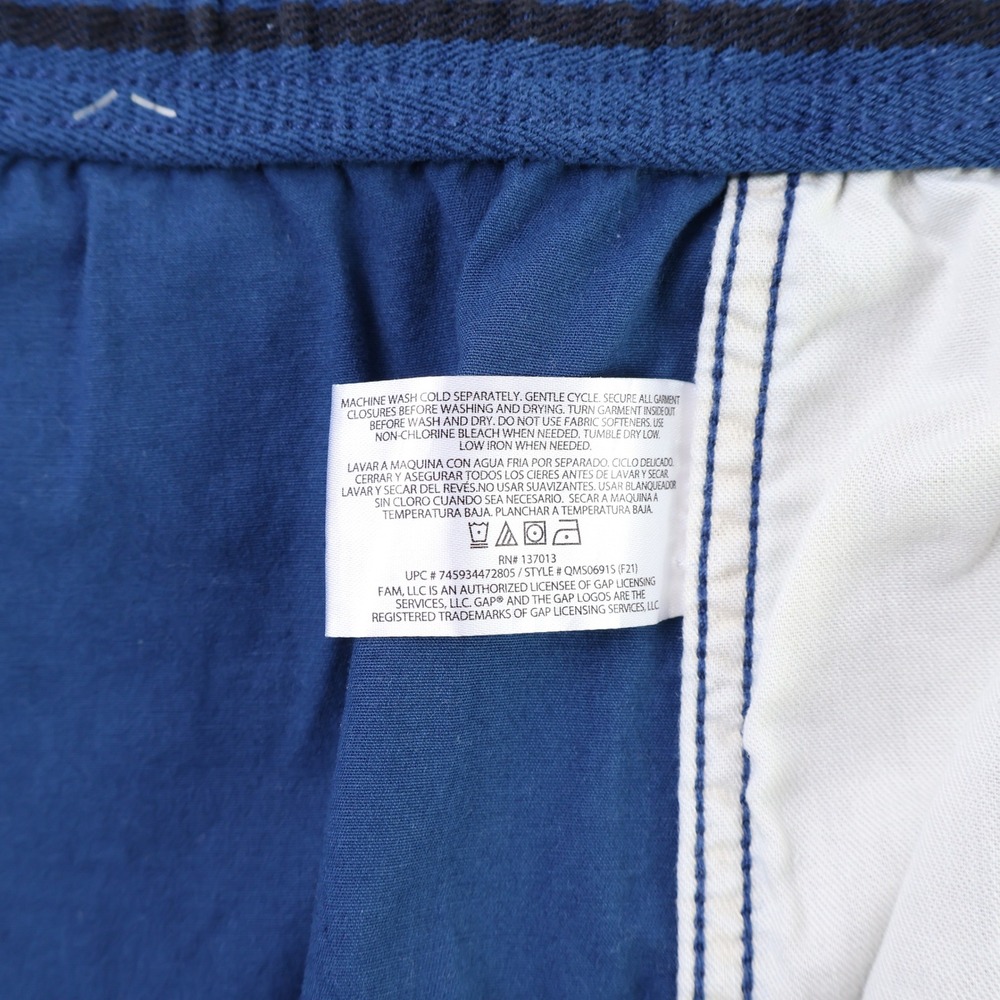 Gap Mens Pull-On Shorts Navy Blue Elastic Waist Drawstring Size Medium NWT - Picture 7 of 7